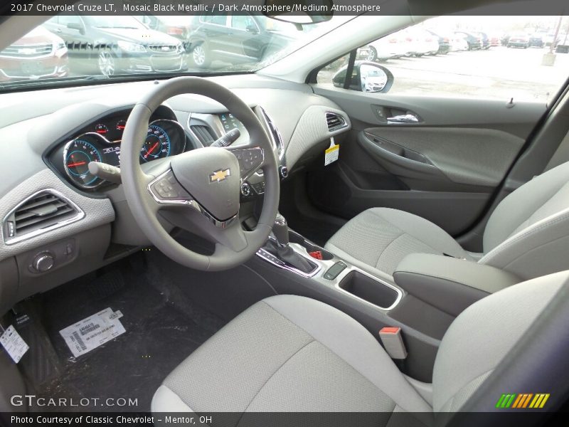 Mosaic Black Metallic / Dark Atmosphere/Medium Atmosphere 2017 Chevrolet Cruze LT