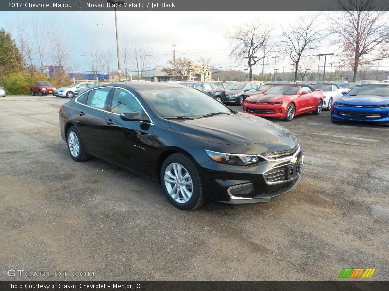 Mosaic Black Metallic / Jet Black 2017 Chevrolet Malibu LT