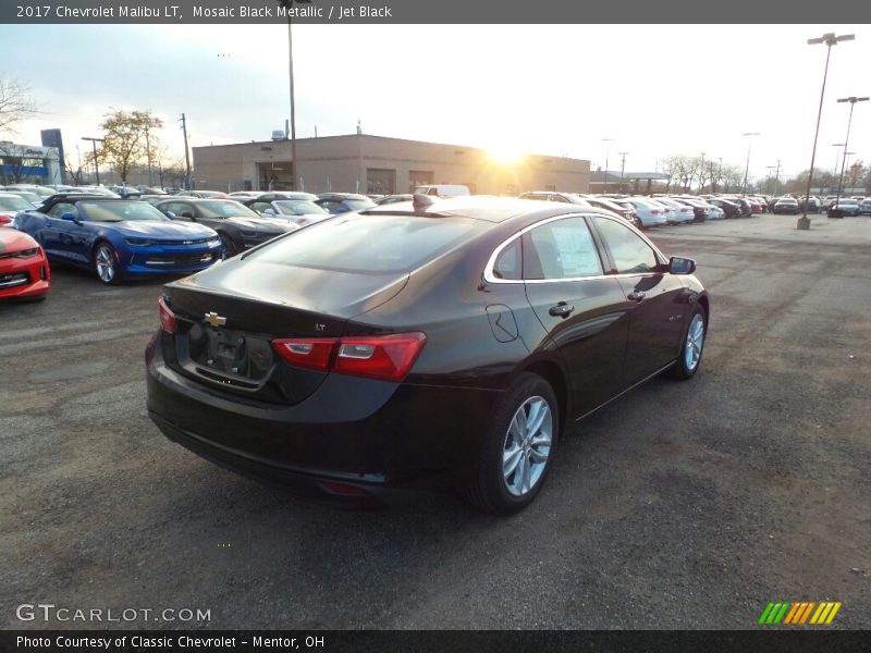 Mosaic Black Metallic / Jet Black 2017 Chevrolet Malibu LT