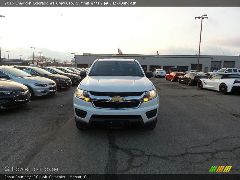 Summit White / Jet Black/Dark Ash 2016 Chevrolet Colorado WT Crew Cab