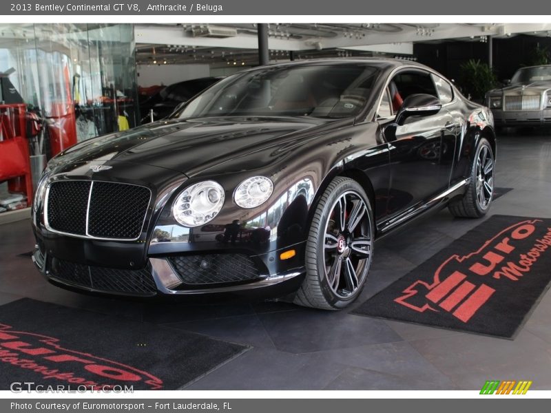 Anthracite / Beluga 2013 Bentley Continental GT V8