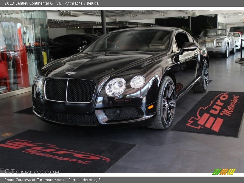 Anthracite / Beluga 2013 Bentley Continental GT V8