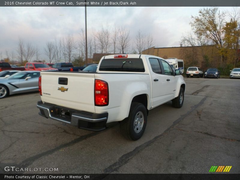 Summit White / Jet Black/Dark Ash 2016 Chevrolet Colorado WT Crew Cab