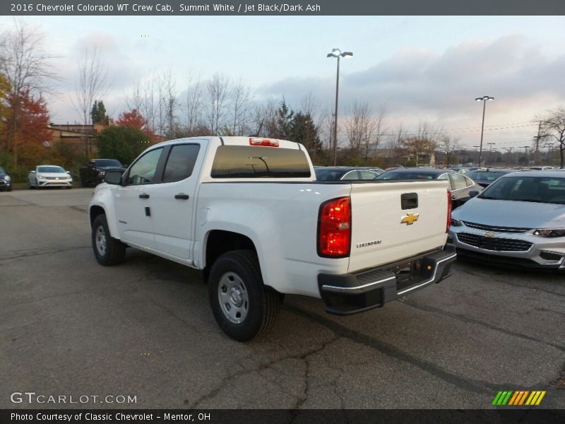 Summit White / Jet Black/Dark Ash 2016 Chevrolet Colorado WT Crew Cab
