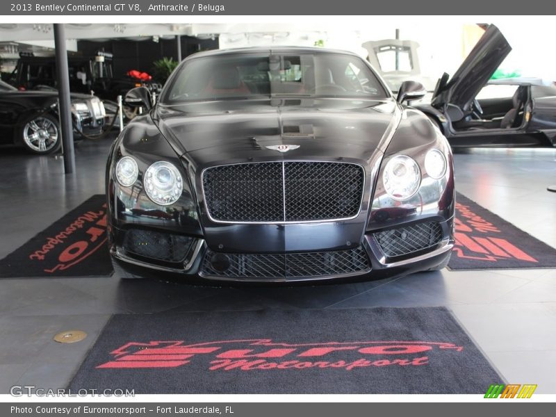 Anthracite / Beluga 2013 Bentley Continental GT V8