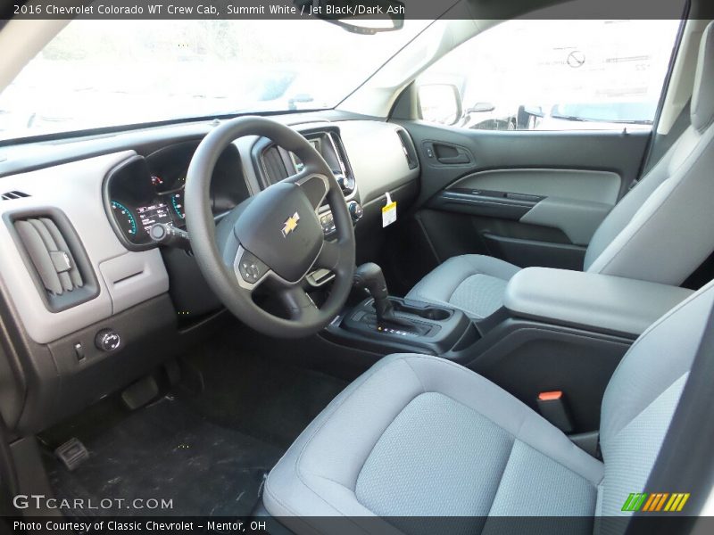 Summit White / Jet Black/Dark Ash 2016 Chevrolet Colorado WT Crew Cab