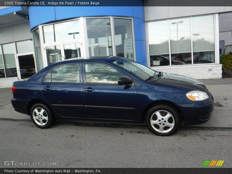 Indigo Ink Pearl / Pebble Beige 2005 Toyota Corolla CE