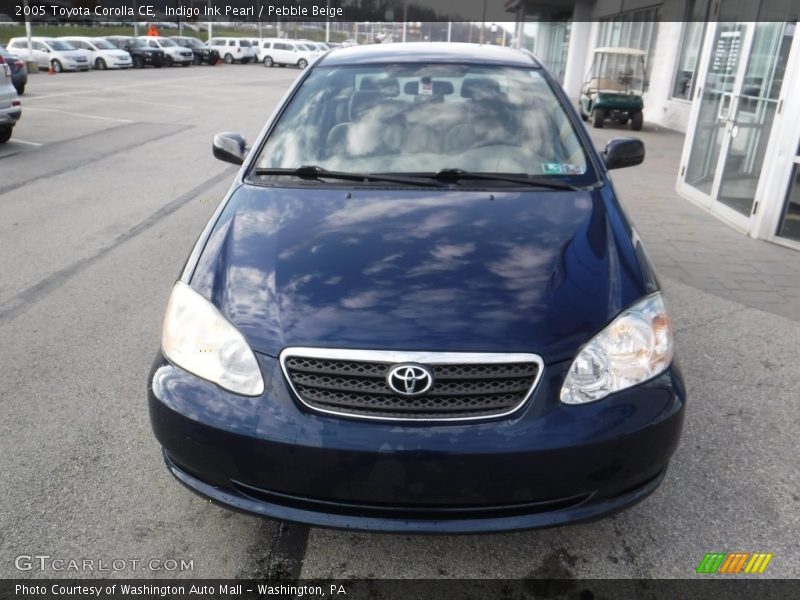 Indigo Ink Pearl / Pebble Beige 2005 Toyota Corolla CE