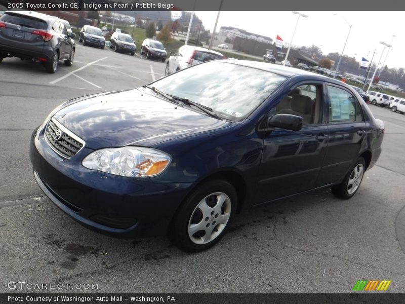 Indigo Ink Pearl / Pebble Beige 2005 Toyota Corolla CE