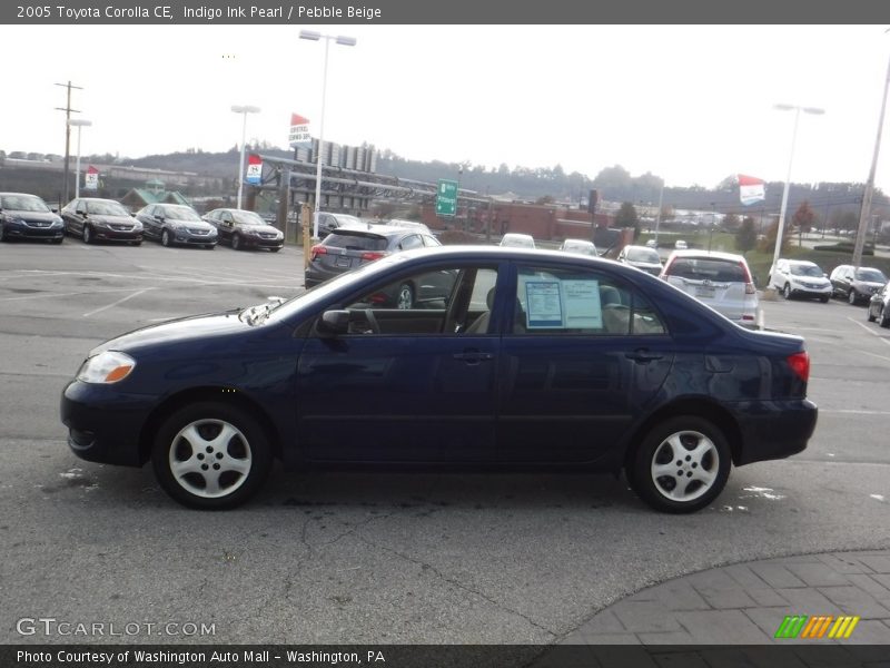 Indigo Ink Pearl / Pebble Beige 2005 Toyota Corolla CE