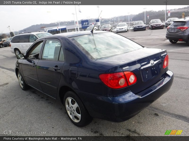 Indigo Ink Pearl / Pebble Beige 2005 Toyota Corolla CE