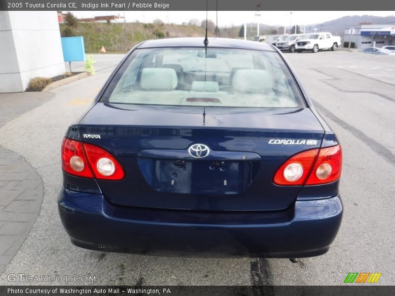 Indigo Ink Pearl / Pebble Beige 2005 Toyota Corolla CE