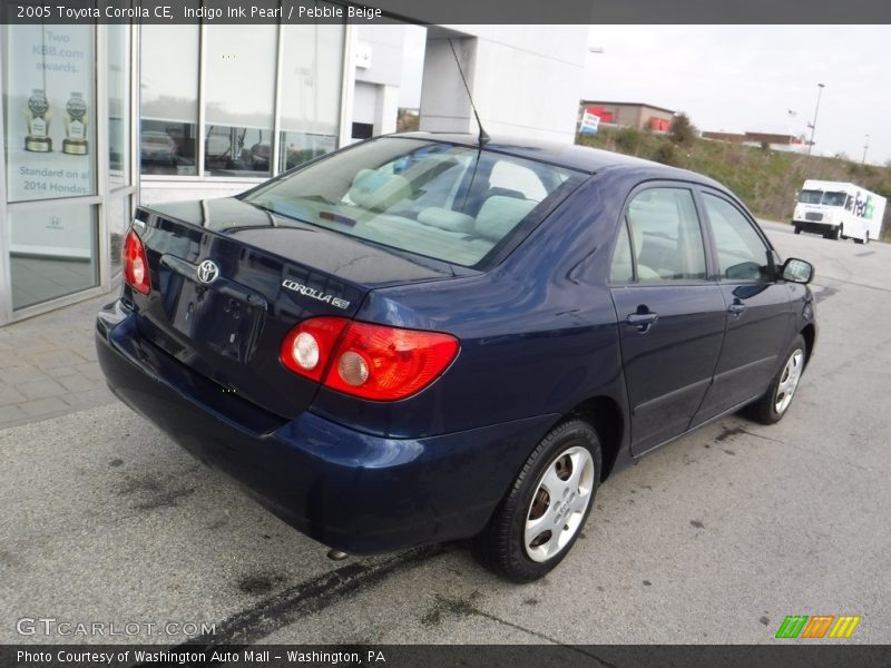 Indigo Ink Pearl / Pebble Beige 2005 Toyota Corolla CE