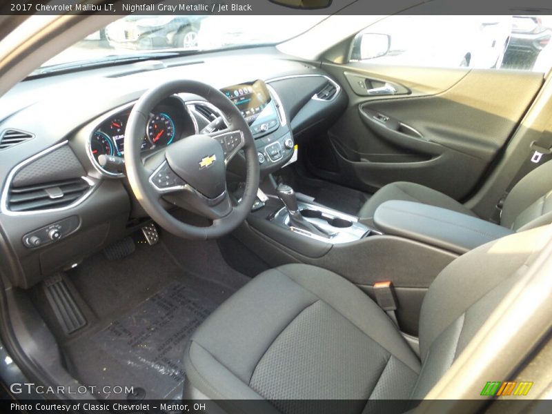Nightfall Gray Metallic / Jet Black 2017 Chevrolet Malibu LT