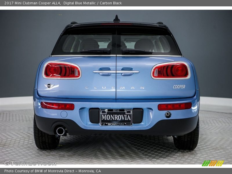 Digital Blue Metallic / Carbon Black 2017 Mini Clubman Cooper ALL4