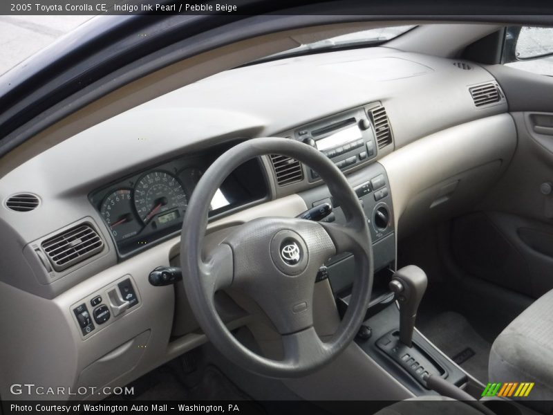Indigo Ink Pearl / Pebble Beige 2005 Toyota Corolla CE