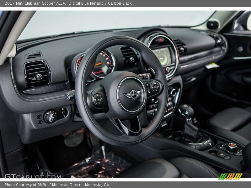 Digital Blue Metallic / Carbon Black 2017 Mini Clubman Cooper ALL4