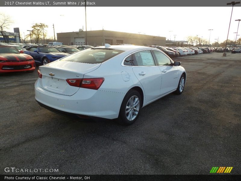 Summit White / Jet Black 2017 Chevrolet Malibu LT