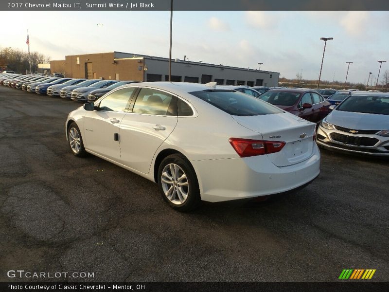 Summit White / Jet Black 2017 Chevrolet Malibu LT