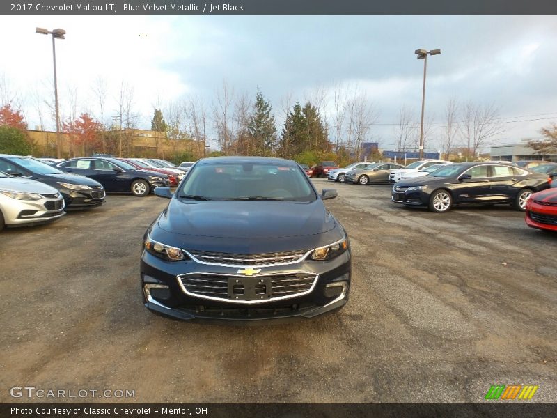 Blue Velvet Metallic / Jet Black 2017 Chevrolet Malibu LT