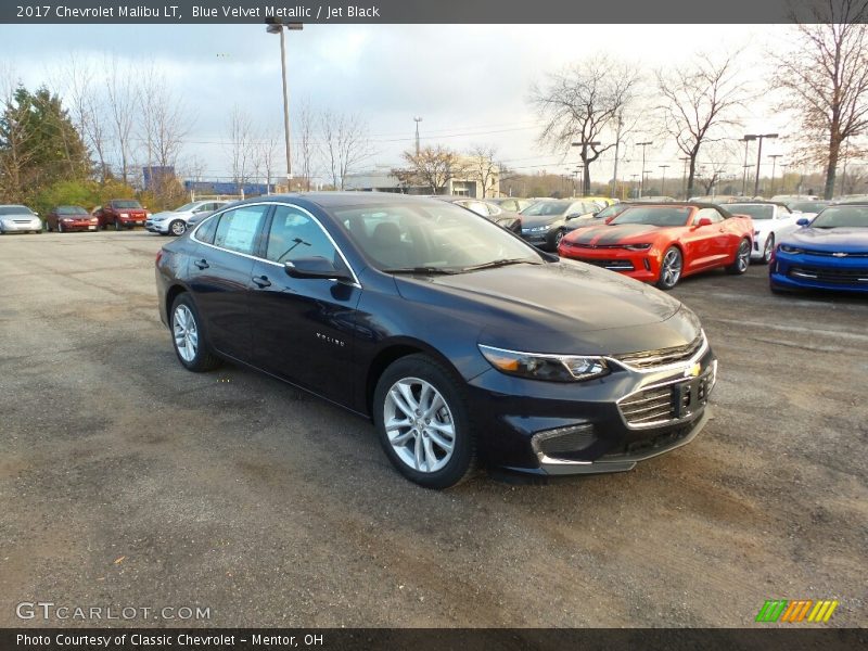 Blue Velvet Metallic / Jet Black 2017 Chevrolet Malibu LT