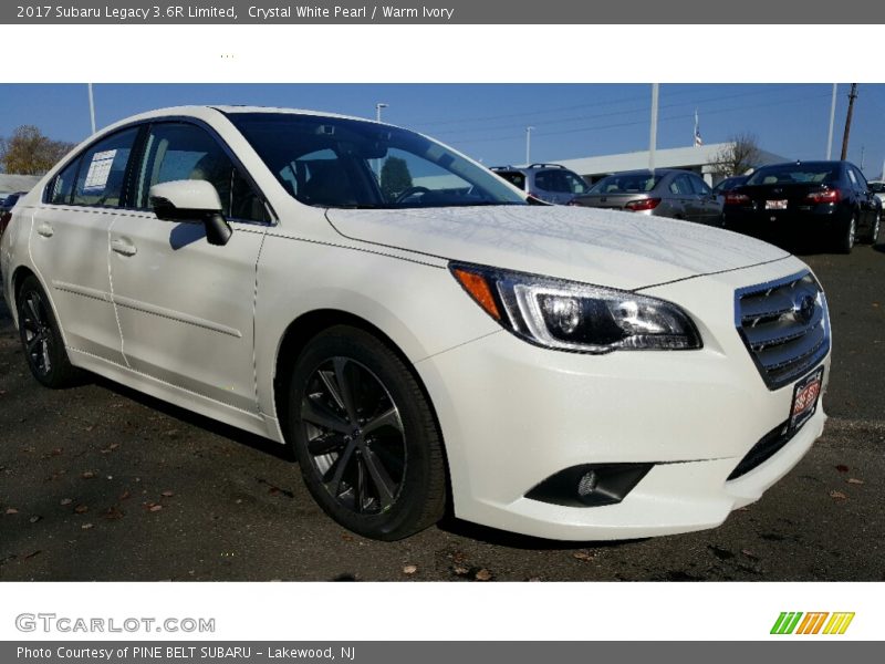 Crystal White Pearl / Warm Ivory 2017 Subaru Legacy 3.6R Limited
