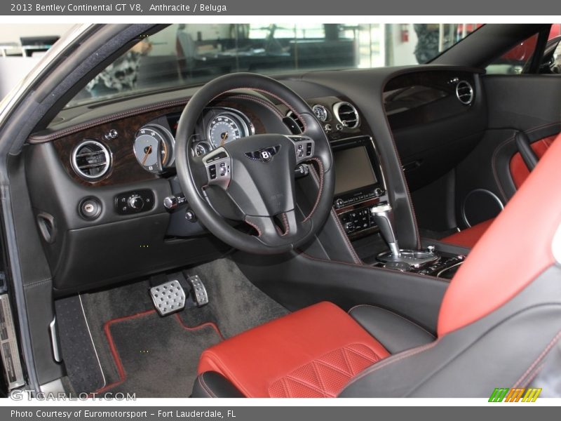 Anthracite / Beluga 2013 Bentley Continental GT V8