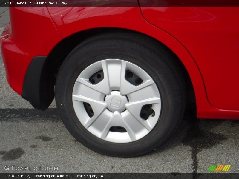 Milano Red / Gray 2013 Honda Fit