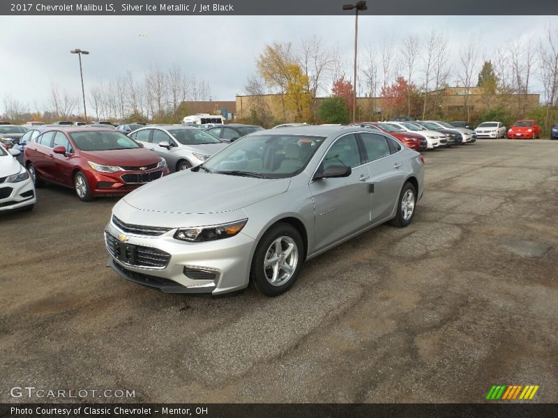 Silver Ice Metallic / Jet Black 2017 Chevrolet Malibu LS