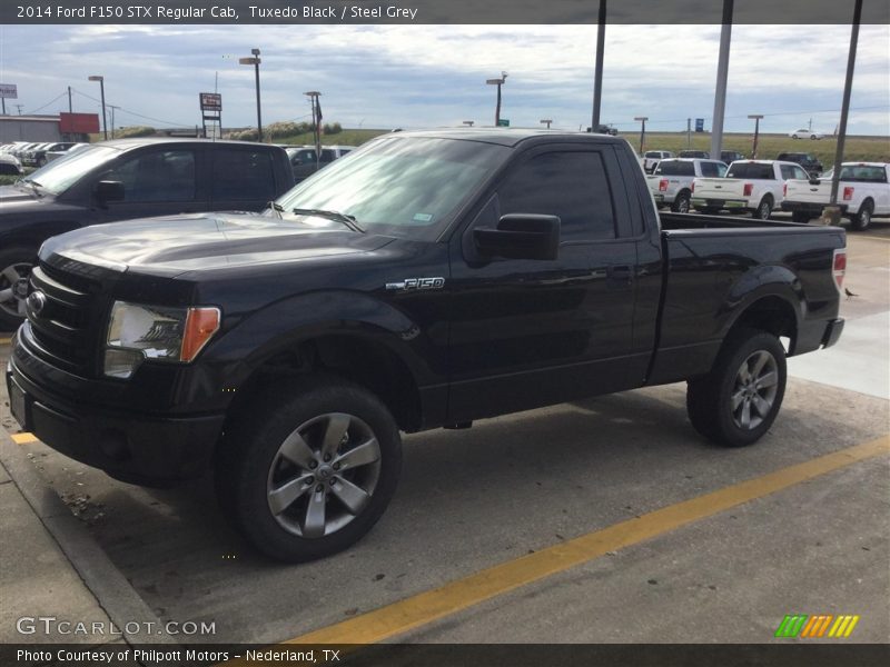 Tuxedo Black / Steel Grey 2014 Ford F150 STX Regular Cab