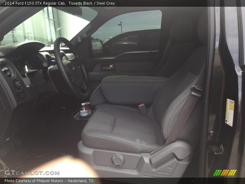 Tuxedo Black / Steel Grey 2014 Ford F150 STX Regular Cab