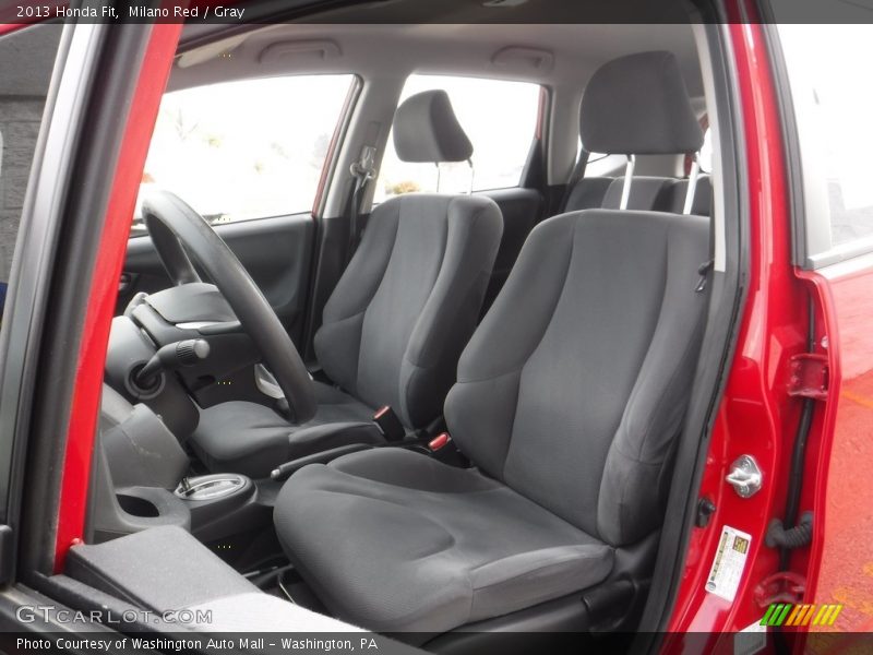 Milano Red / Gray 2013 Honda Fit