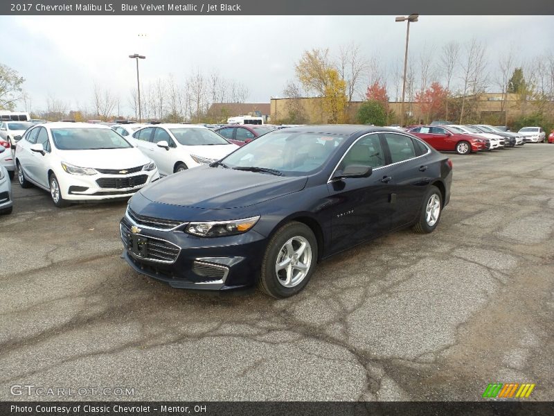 Blue Velvet Metallic / Jet Black 2017 Chevrolet Malibu LS