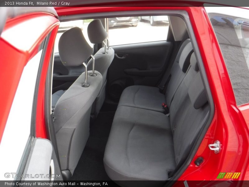 Milano Red / Gray 2013 Honda Fit