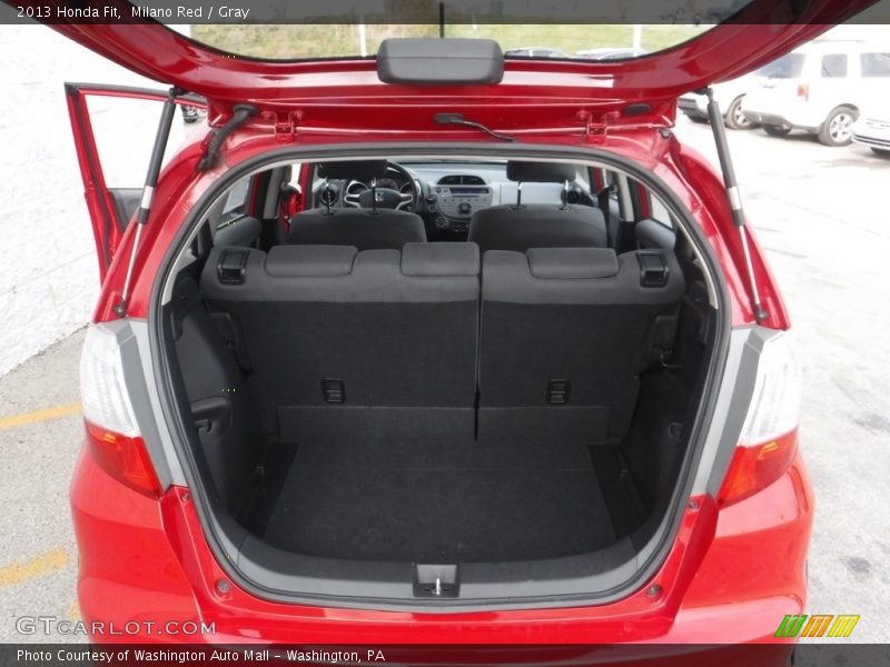 Milano Red / Gray 2013 Honda Fit
