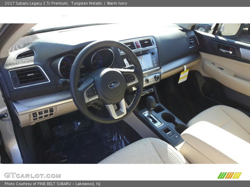 Tungsten Metallic / Warm Ivory 2017 Subaru Legacy 2.5i Premium