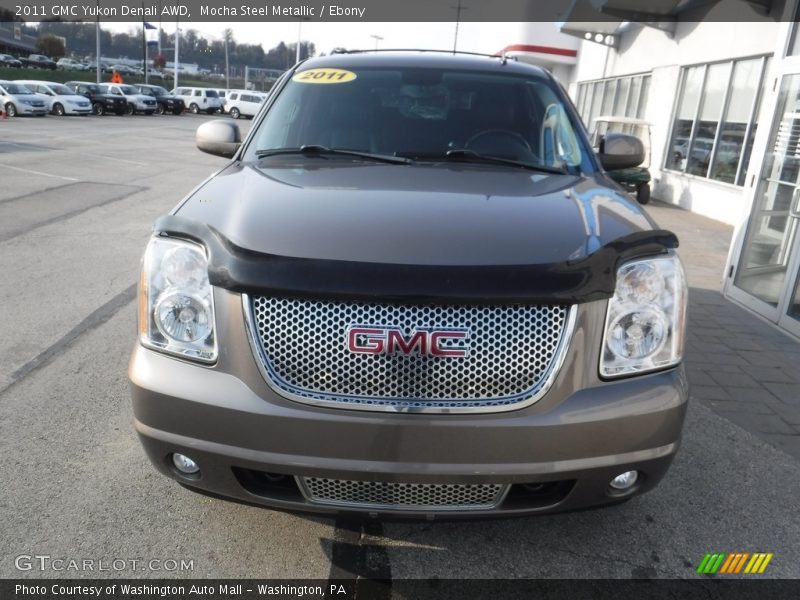 Mocha Steel Metallic / Ebony 2011 GMC Yukon Denali AWD