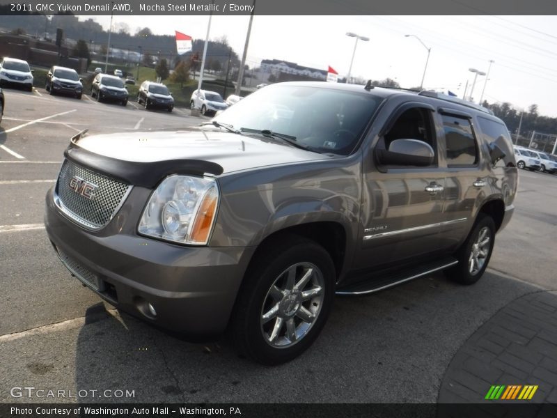 Mocha Steel Metallic / Ebony 2011 GMC Yukon Denali AWD