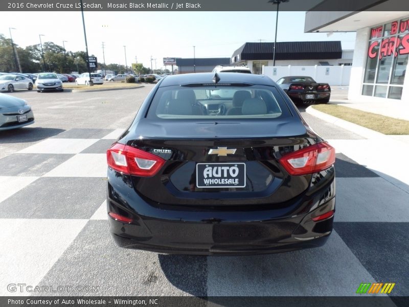 Mosaic Black Metallic / Jet Black 2016 Chevrolet Cruze LS Sedan