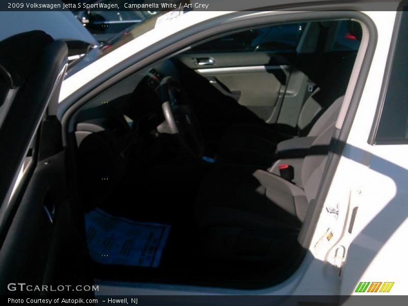 Campanella White / Art Grey 2009 Volkswagen Jetta S SportWagen