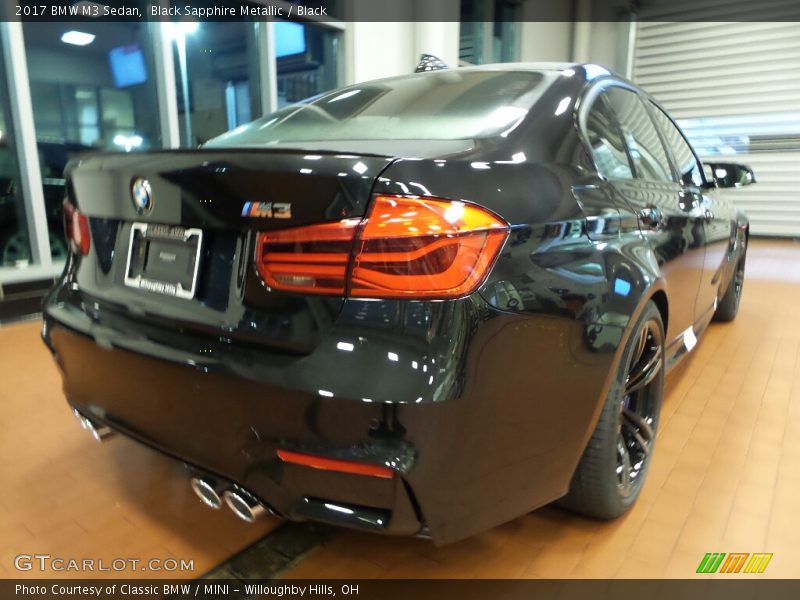 Black Sapphire Metallic / Black 2017 BMW M3 Sedan