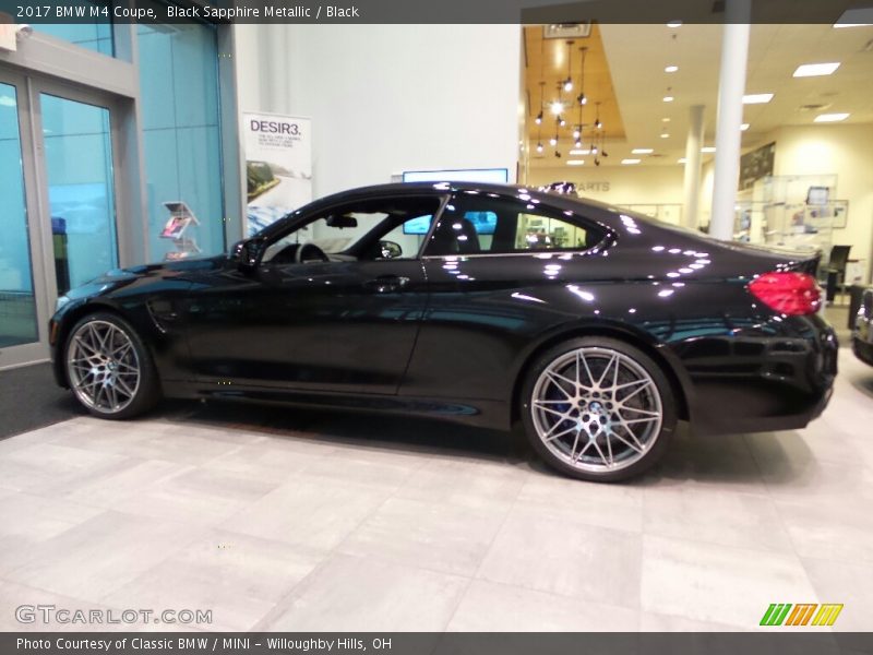 Black Sapphire Metallic / Black 2017 BMW M4 Coupe