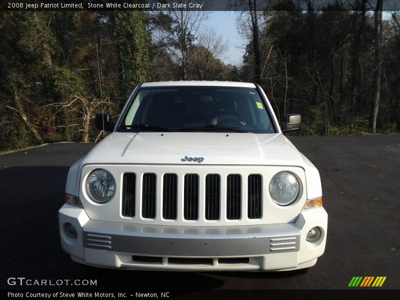 Stone White Clearcoat / Dark Slate Gray 2008 Jeep Patriot Limited