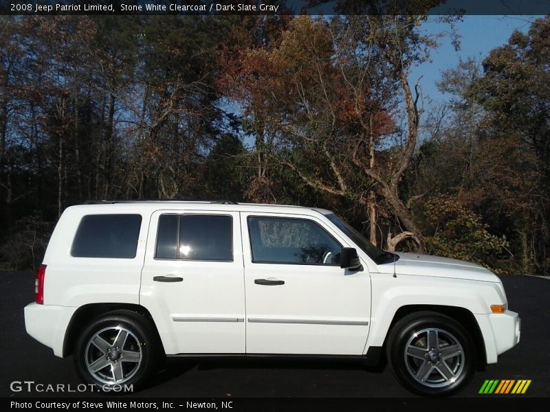 Stone White Clearcoat / Dark Slate Gray 2008 Jeep Patriot Limited