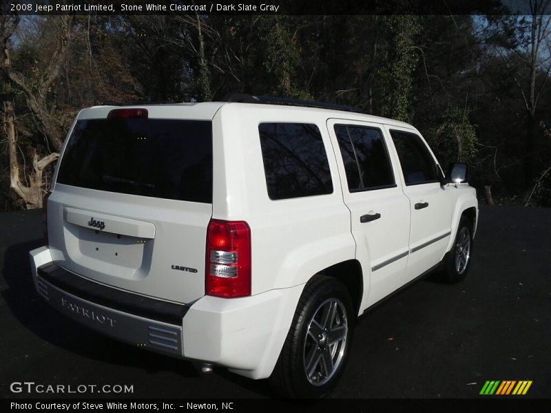 Stone White Clearcoat / Dark Slate Gray 2008 Jeep Patriot Limited