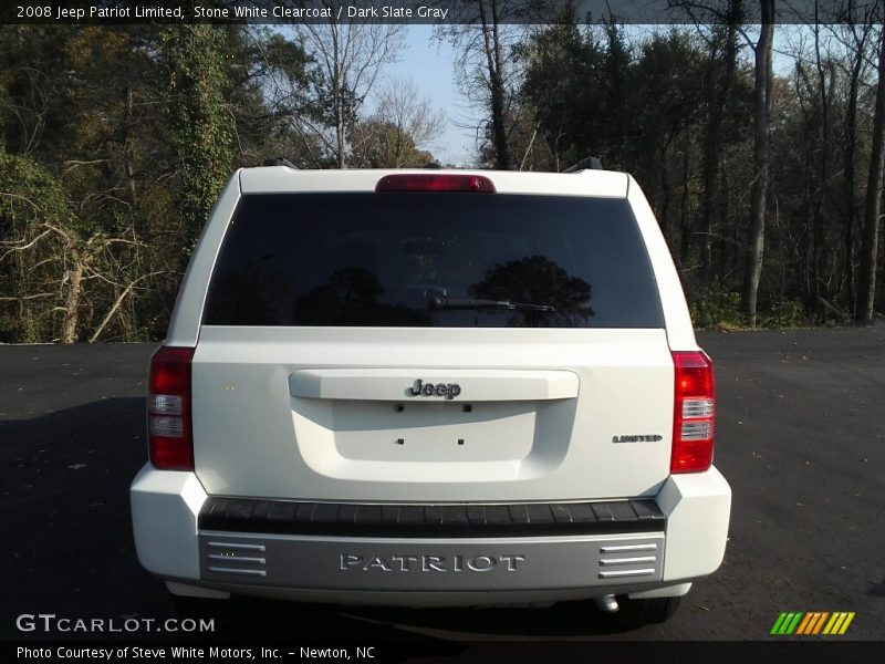 Stone White Clearcoat / Dark Slate Gray 2008 Jeep Patriot Limited