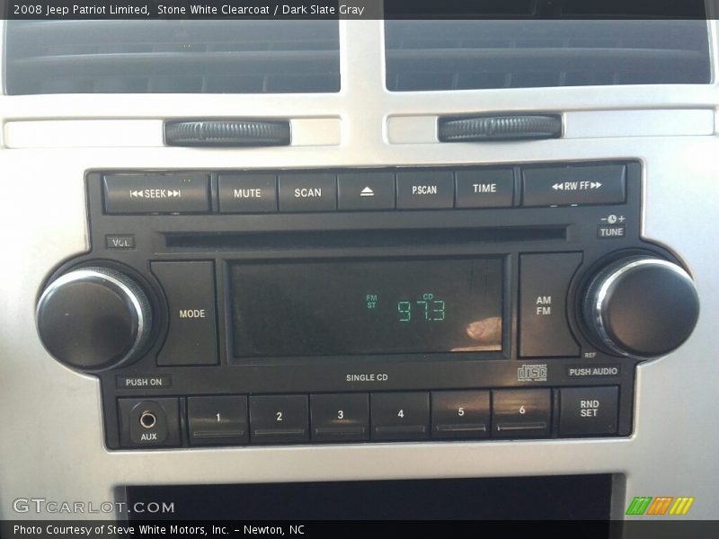 Stone White Clearcoat / Dark Slate Gray 2008 Jeep Patriot Limited
