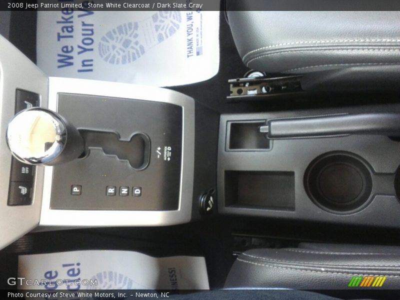 Stone White Clearcoat / Dark Slate Gray 2008 Jeep Patriot Limited