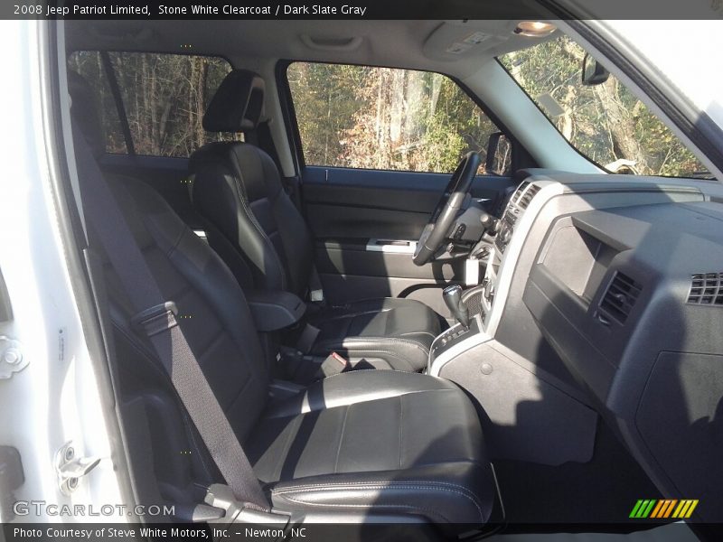 Stone White Clearcoat / Dark Slate Gray 2008 Jeep Patriot Limited