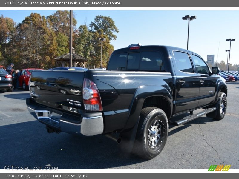 Black / Graphite 2015 Toyota Tacoma V6 PreRunner Double Cab